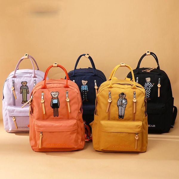 

backpack small female spring candy color cute sports bag casual travel