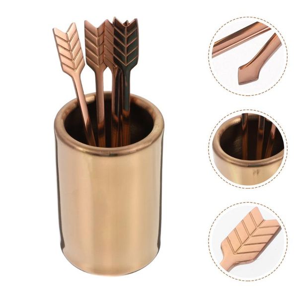 

forks 5 pcs household stainless steel fruit dessert blenders