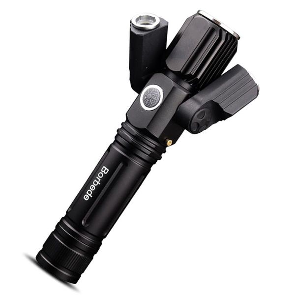 

three lights fully dynamic flashing mountaineering outdoor lighting room night fishing help signal light flashlights torches