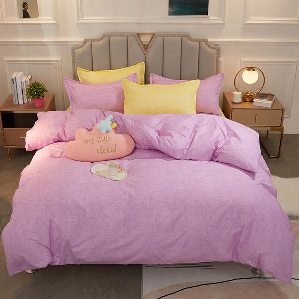 

bedding sets fashion simple style autumn winter set bed sheet pillowcase & duvet cover single full  family size
