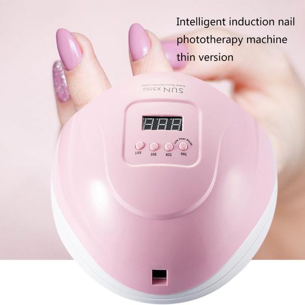 

nail art kits led lamp dryer potherapy fingernail toenail gel polish curing 80w professional manicure pedicure machine