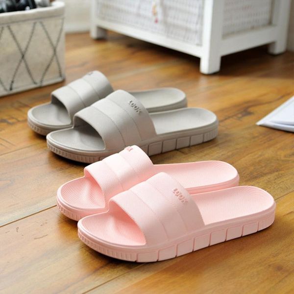 

slippers summer women big size slides couple home ladies indoor bathroom shoes woman/men girl outside slipper, Black