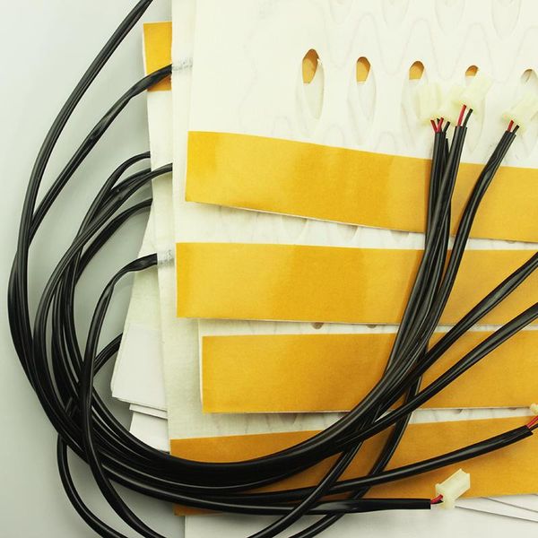 

2pcs /1 seat 12v installed car heater round switch alloy heated pads warmer alloy01 fans