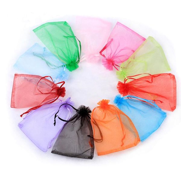 gift wrap 100pcs 10x15cm sheer fabric favor bags for wedding favors drawstring jewelry pouch organza bag