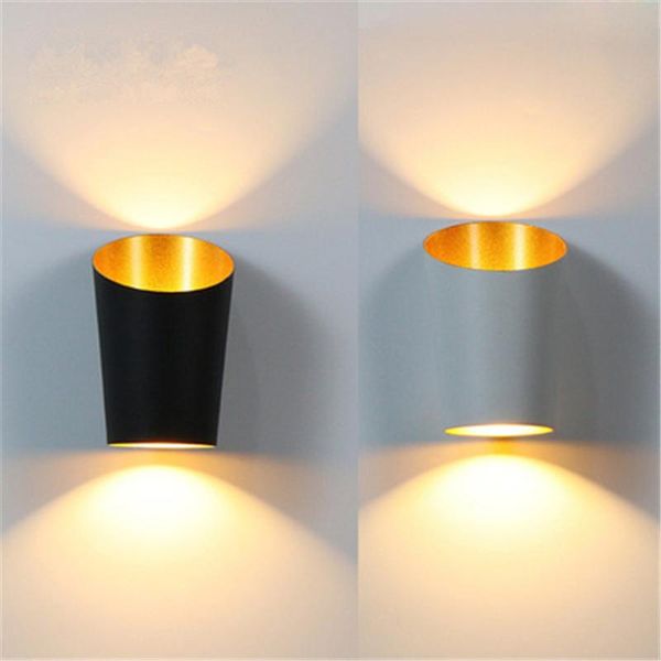 

wall lamps ip65 led lamp outdoor waterproof garden lighting aluminum ac86-265 indoor bedroom living room stairs light