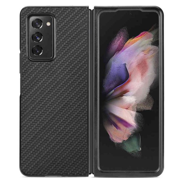 

fashion slim pc phone cases for samsung galaxy z fold 3 anti-drop shockproof protective cover