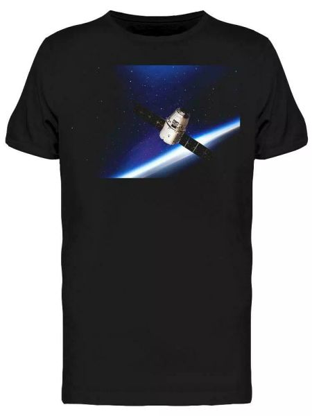 

Cargo Spaceship In Orbit Tee Men's -Image by Shutterstock, White;black
