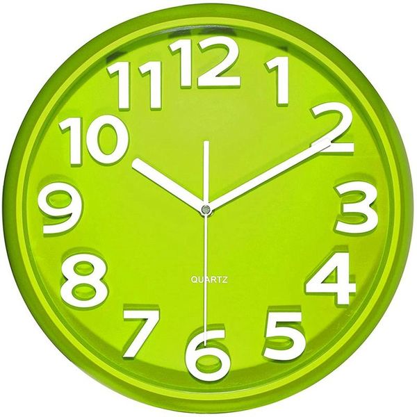 

33cm large wall clock, non-ticking silent quartz decorative clocks, for kitchen / living room bedroom and office clocks