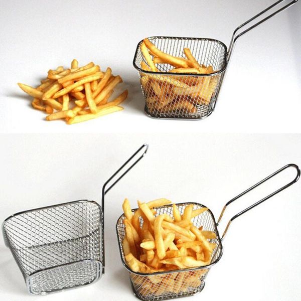 

colanders & strainers french fries deep frying fryer basket stainless steel food filter cooking tool