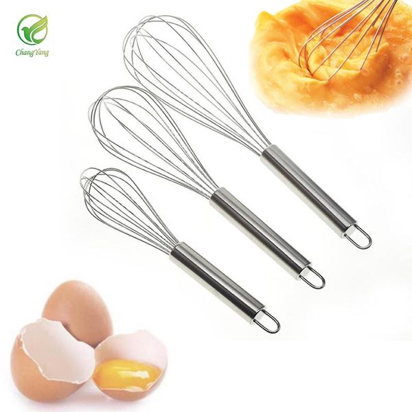 

baking & pastry tools changyang semi-automatic mixer egg beater manual self turning stainless steel whisk hand blender cream stirring kitche