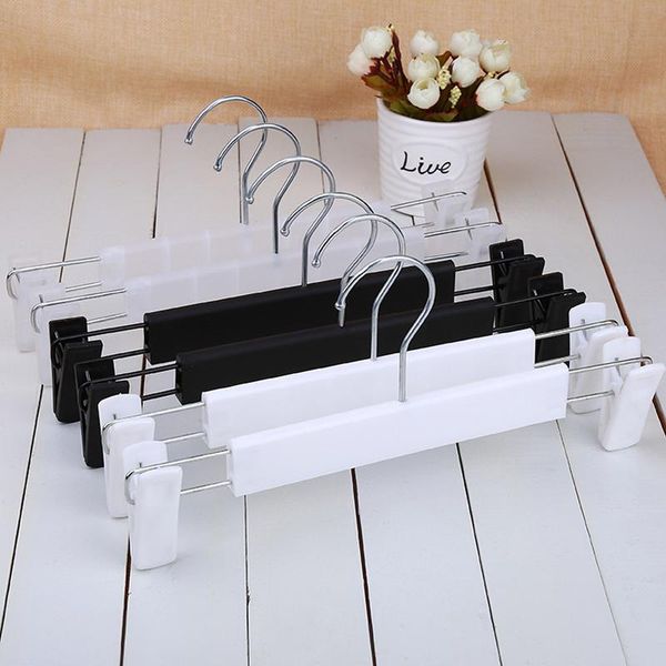 

black/white/clear trousers pants hangers lingerie underwear nonslip display rack with clips & racks