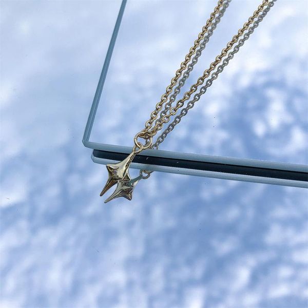 

pendant necklaces selling simple star moon heart necklace lady alloy for women, Silver