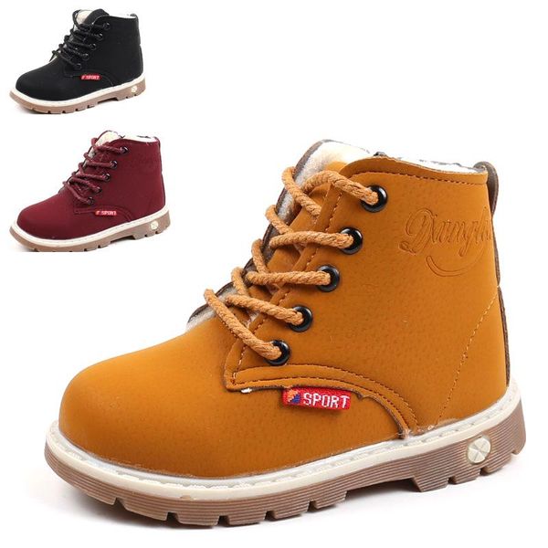 Stivali Autunno Inverno Bambino Scarpe casual Bambini Cotone Tenere al caldo Ragazzi Ragazze Sneakers Bambino Marca Uomo Donna Neve