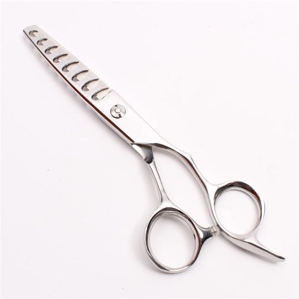 

hair scissors 6" 17cm jp 440c engraving logo thinning clipper 8 teeth styling tool professional barber c2007-a