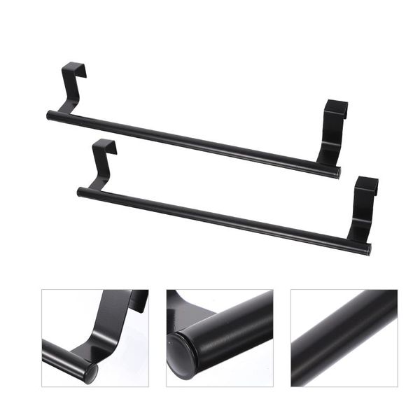 

towel racks 2pcs bathroom stainless steel shelves holes multifunctional