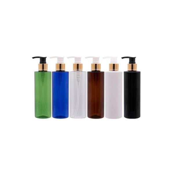 

storage bottles & jars 200ml empty plastic lotion liquid soap pump container for personal care lotion,gold aluminum cosmetic containers