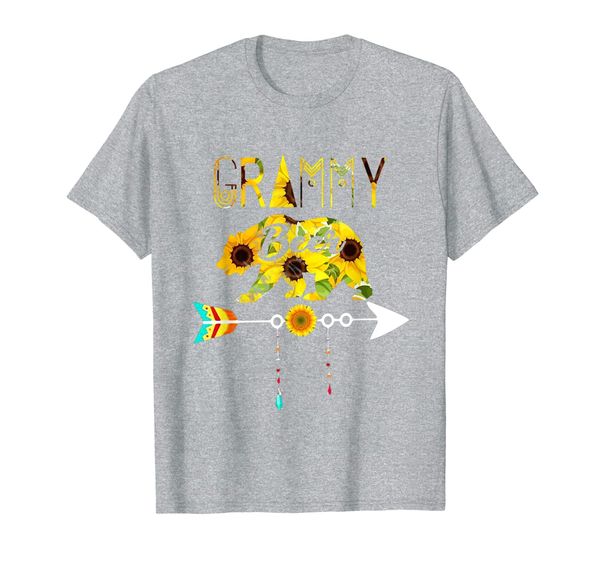 

grammy bear sunflower t-shirt funny mother father gift, White;black