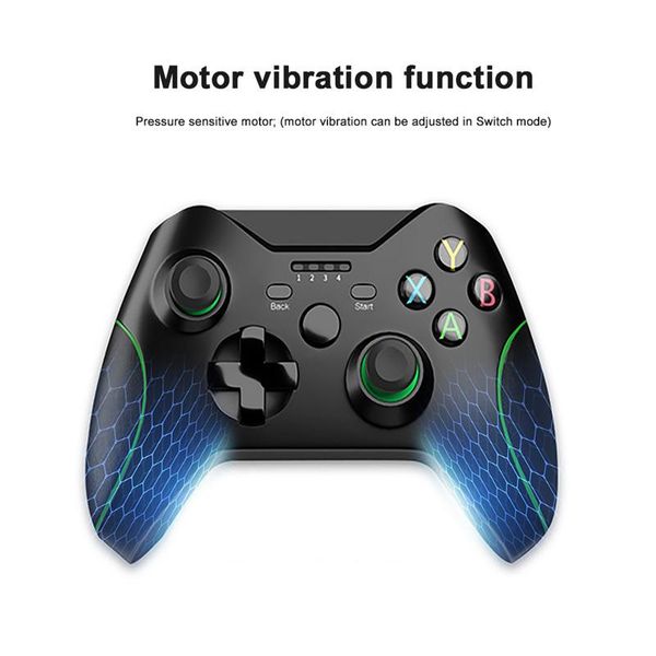 

game controllers & joysticks 2.4g wireless gamepad controller bluetooth-compatible joystick for xbox one/ps3/phone/pc/tv box