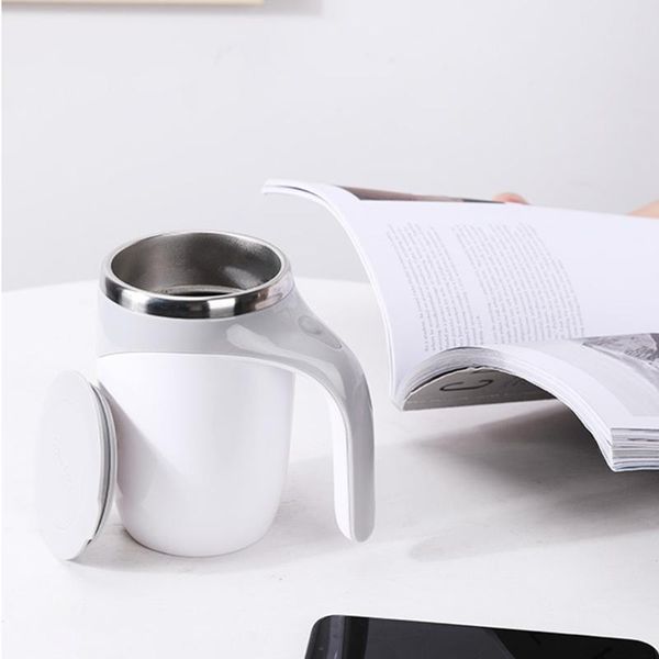 

mugs automatic stirring coffee cup insulation self auto mix mug warmer bottle dropship