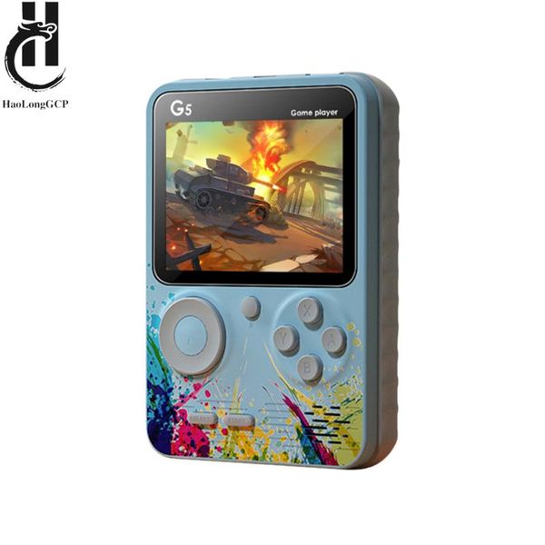 

portable game players macaron style beautiful mini console g5 retro video gaming 3 inch screen 500 games support tv out kids gift