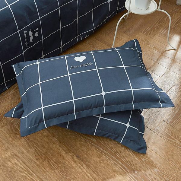 

pillow case pillowcases pillows cover 2pcs 48x74cm geometric printed soft cotton