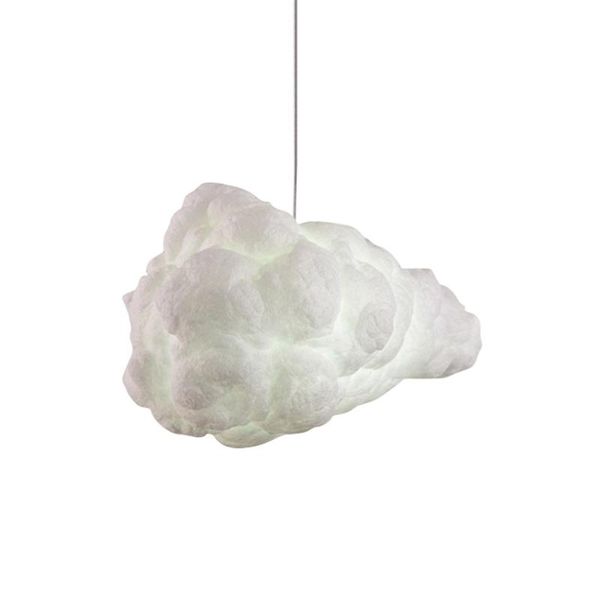 

bulbs creative cloud shape led pendant lamp fashion cloth decorative ceiling light for home restaurant bar cafe (without ground wire)