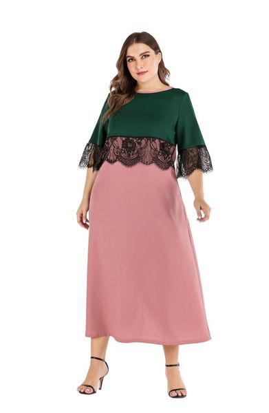 

Plus size Dresses Hy88358# Large, Pink
