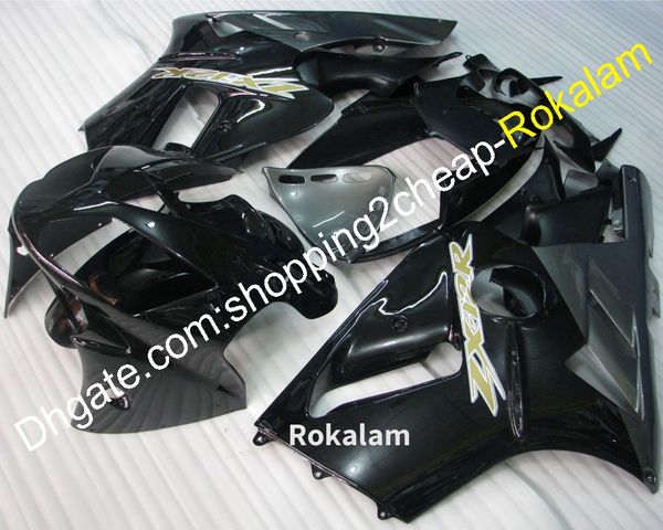 

zx 12r 02 03 04 zx-12r bodywork cowling fit for kawasaki zx12r 2002 2003 2004 black gray fairing aftermarket kit (injection molding)