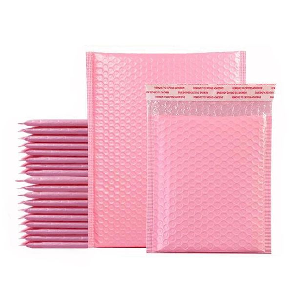

storage bags 10pcs bubble mailers pink poly mailer self seal padded envelopes gift for book magazine lined