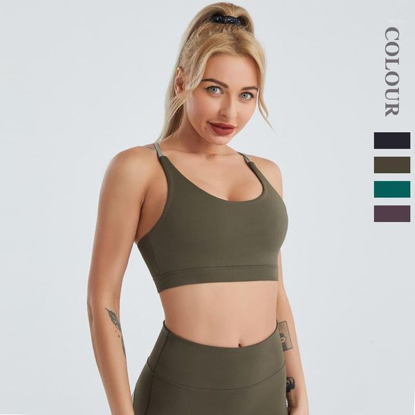 

yoga underwear ladies nude quick-drying fitness gather beautiful back sports running bra vest sport bras women outfit