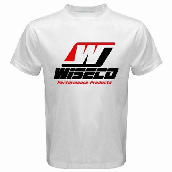 

new wiseco performance piston logo men's white t-shirt size s-3xl, White;black
