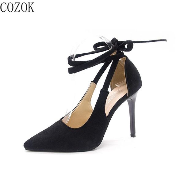 

women's sandals fashion mature shoes banquet all-match temperament, Black