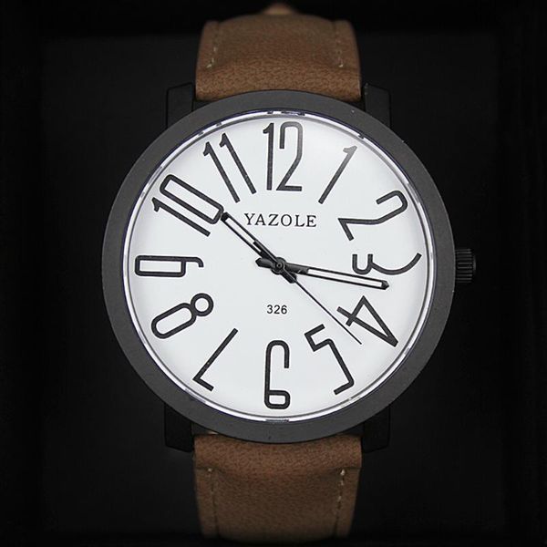 

wristwatches drop yazole watch women fashion ladies quartz watches big dial luminous womens wristwatch female clock, Slivery;brown