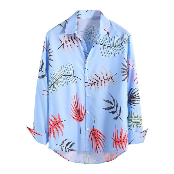 

men casual shirt new style fashion printed broadcloth men's shirt long sleeve large size comfortable blouse, White;black