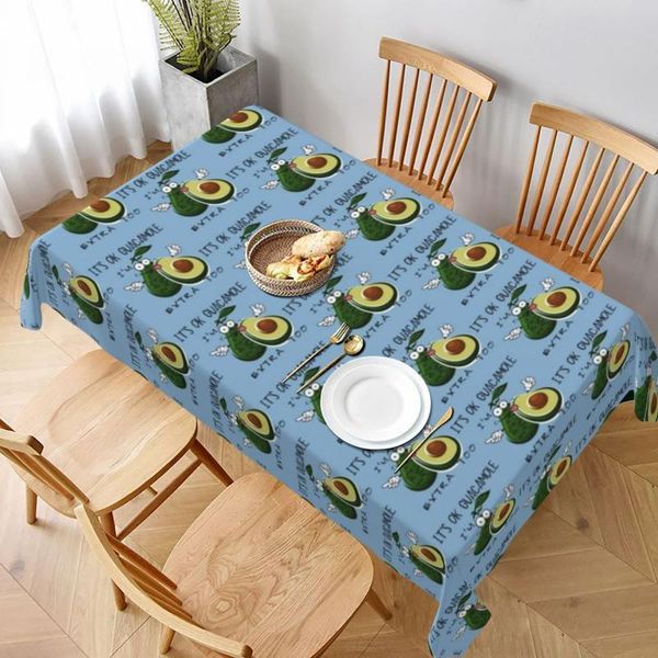 

table cloth avocado tablecloth vintage printed cover dinner protection polyester