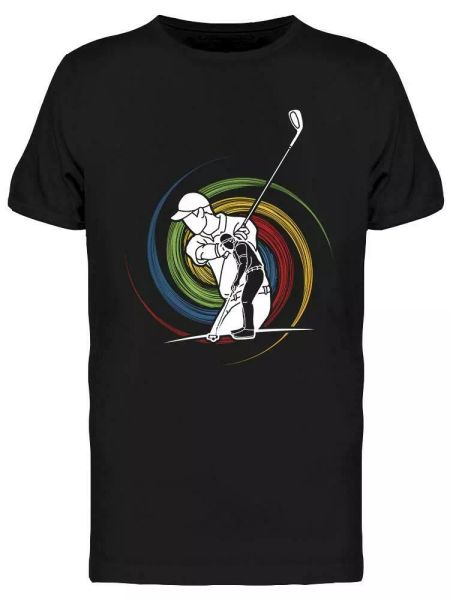 

golf player tee men's -image by shutterstock, White;black