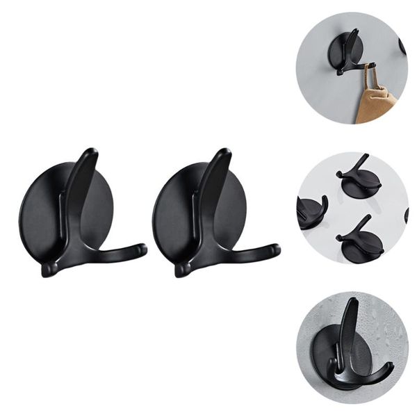 

hooks & rails 2pcs punch hanger aluminum door hook bathroom nail