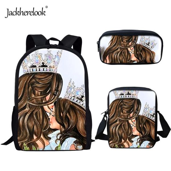 

backpack jackherelook women large capacity backpack/satchel girls campus bookbag durable school bags 3pcs/set teenagers schoolbag mochila