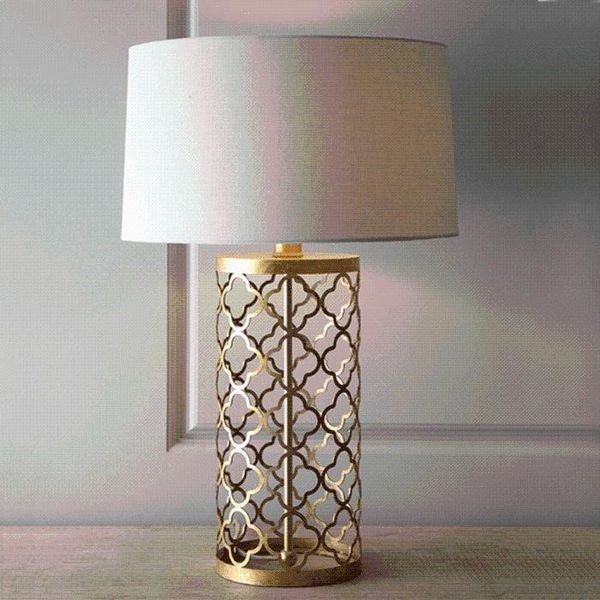 

wall lamps cloth table lamp golden ameican simple warm creative retro loft american style lighting for home bedroom foyer el