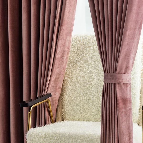 

curtain & drapes nordic luxury super soft dutch velvet curtains modern blackout for living room bedroom solid color home
