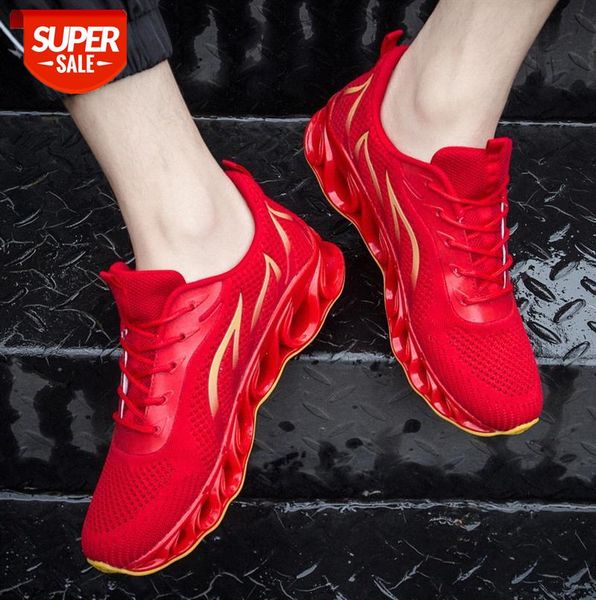 

men's casual shoes, sports breathable flying large size running shoes #wg9k