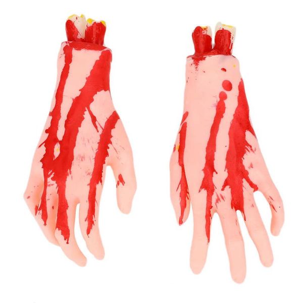 

party masks exquisite workmanship simulation severed hand terrible amputated limbs halloween prank prop haunted