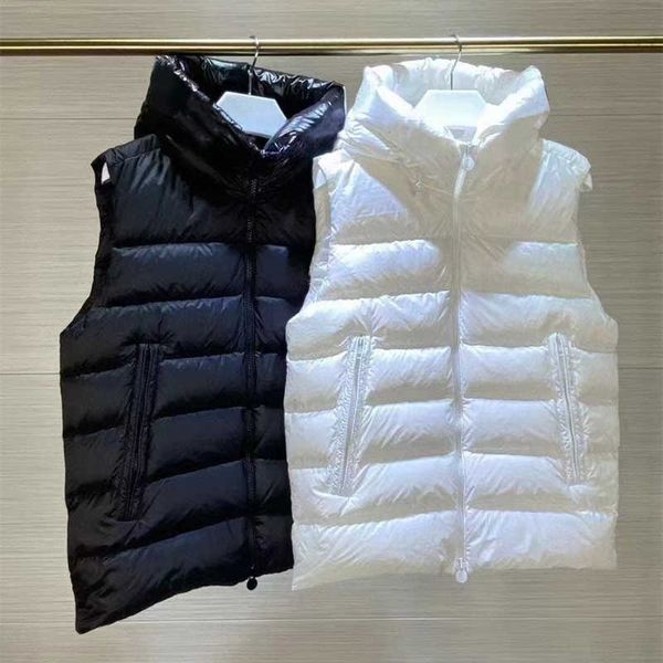 

monclair new mens vest sleeveless vestmen and womens the face winter fashion casual coats male down men jacket vest thickening waist coat s-, Black;white