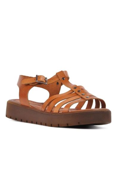 

sandals women tan leather r10000, Black