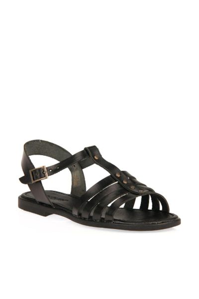 

sandals genuine leather black women 's 91354u 107