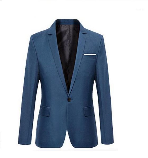 

men's suits & blazers s-6xl men business blazer casual male formal wedding small jacket with large code youth suit 2 colors, White;black