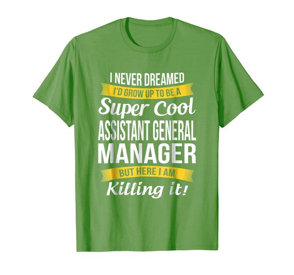 

super cool assistant general manager t-shirt funny gift, White;black