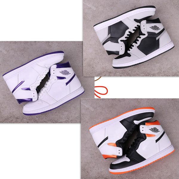 

shoes 1 og shadow 2.0 electro orange men basketball jumpman 1s wmns court purple women sports trainer