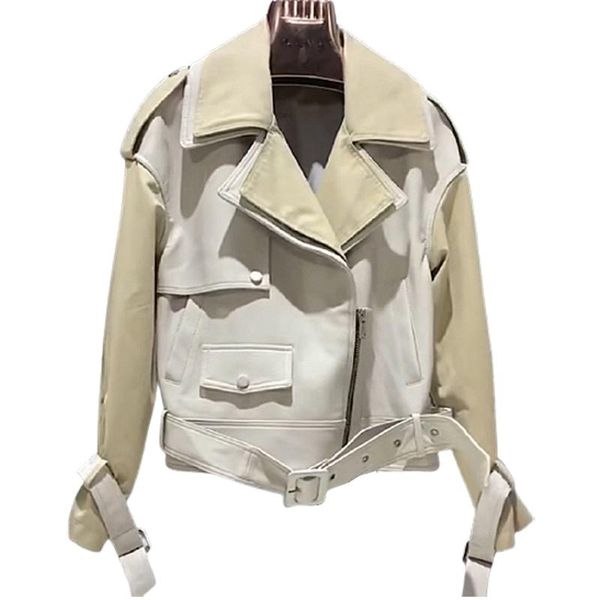 

women's leather & faux autumn winter coat genuine jacket women clothes 2021 luxury korean real fur 100% sheepskin outwear casaco femini, Black