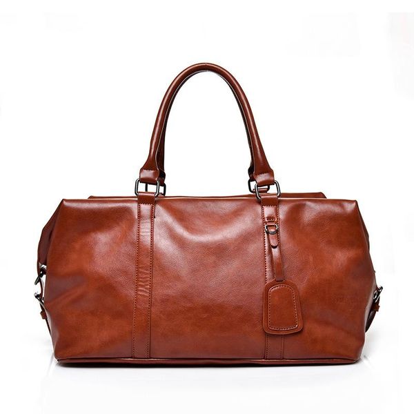 

duffel bags large capacity hand-held messenger bag leisure korean version men's business trip travel single shoulder